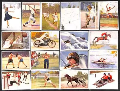 1933 Sanella  VGEX  /EX Avg Complete 112 Card Set Ruth Olympics A79479 • $1518