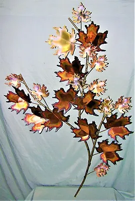 Curtis Jere Brutalist Maple Leaf Wall Sculpture - Signed • $349.99