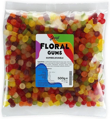 £14.42 • Buy Just Treats Original Scented Floral Gums (500g Treat Bag)
