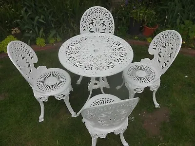 £259 • Buy Garden Furniture Set ~ Table And 4 Chairs ~ Cast Aluminium 
