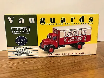 Vanguards 1:64 LEYLAND COMET BOX VAN LOVELL'S Boxed Limited Ed VA18004 Excellent • £10