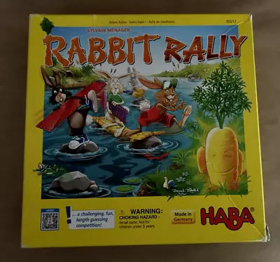 Rabbit Rally Game By Haba Made In Germany ~ 2016 ~ Complete • $27.22