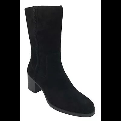 Vince Camuto Zelcinna Suede Boots 8 Black • $59.99