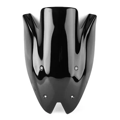 ABS Motor Windshield Wind Screen Upper Fairing Fit KAWASAKI Z1000 10 - 13 Black • £15.90