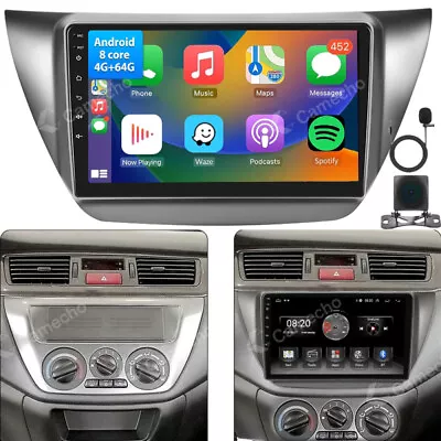 4G+64GB Android 13 Car Stereo Radio GPS Carplay For Mitsubishi Lancer IX 2006-10 • $179.99