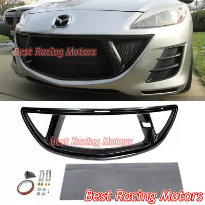 For 2010-2011 Mazda 3 (Won't Fit MazdaSpeed 3) GV Style Front Mesh Grill (ABS) • $179.99