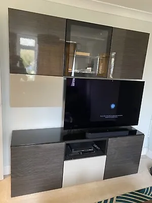 Ikea Besta Tv Unit Black • £90