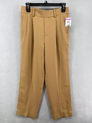 Vince Pants Womens Sz S Tapered Pull-on Sandshell Ankle Crop MSRP $225 • $92