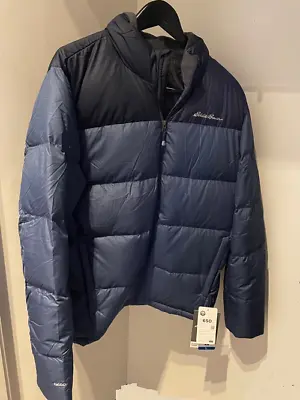 Eddie Bauer Men's Classic 2.0 Eb650 Water Repellent Down Jacket(blue Large)nwt • $55.02