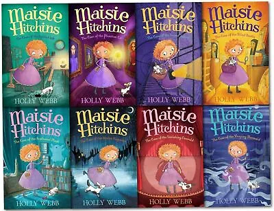 Holly Webb Maisie Hitchins Series Collection 8 Books Set Secret Tunnel Paper NEW • £17.31