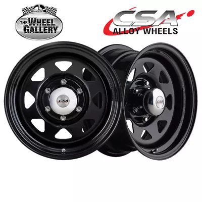 CSA Ranger Steel 16x8 6/114.3 20P Black Set Of Steel Wheel Wheels • $476