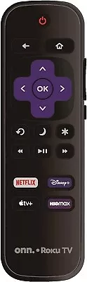 Original ONN Roku TV Remote Control Netflix/Disney Plus/Apple TV+/HBO Max • $12.99
