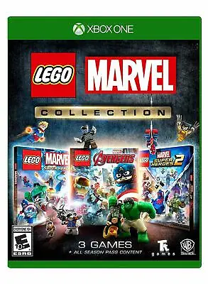 LEGO Marvel Collection (Super Heroes 1 & 2 + Avenger) Xbox One Brand New Sealed • $49