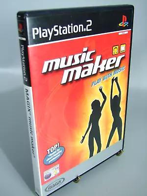 Playstation PS2 Game Magix Music Maker Book Cert 3 Grade C • £5