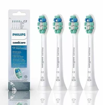 Philips Sonicare C2 Optimal Plaque Defence Replacement Brush Heads - 4 Pack • $24.99