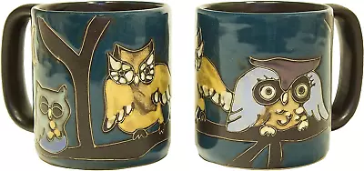 Mara Stoneware Mug - Owls On Branch- 16 Oz  • $42.83