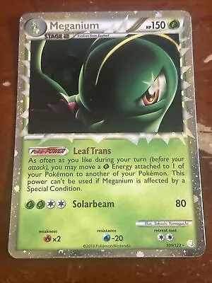 Pokémon TCG Meganium Prime Heartgold & Soulsilver 109/123 Holo Rare Prime • $8.95