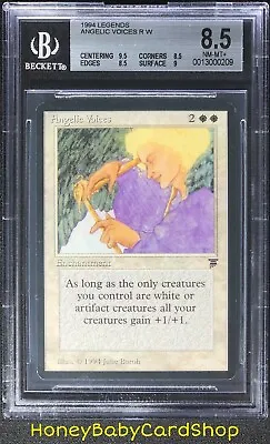 MTG Legends 1994 Angelic Voices BGS 8.5Q++ (Baby Quad++) NM/MT+ Old School 93/94 • $49.99