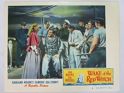 Wake Of The Red Witch 1949 Republic 11x14 Lobby Card John Wayne Gail Russell #6 • £125.46