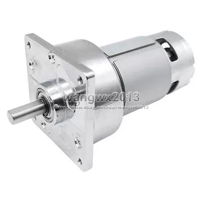 1x DC12V 24V 60GA775 Large Torque Speed Reduction Gear Motor With Metal Gearbox • $59.98