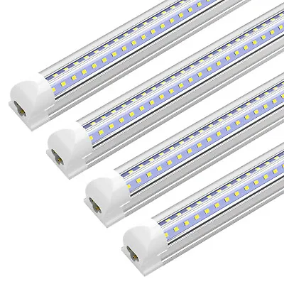 T8 ETL Listed LED Tube Light Bulb 36W-120W 6000K LED Shop Light Fixture 4FT-8FT • $271.99