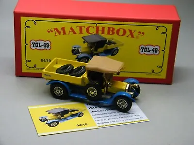 Matchbox MoY Code 2 YGL-49 Crossley With Michelin Tires Red Box 1 Of 6 • $94.83