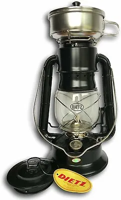 Dietz Black Millennium Lantern/Cooker Convertible Combo Cooking Kit Hanging Lamp • $95.51