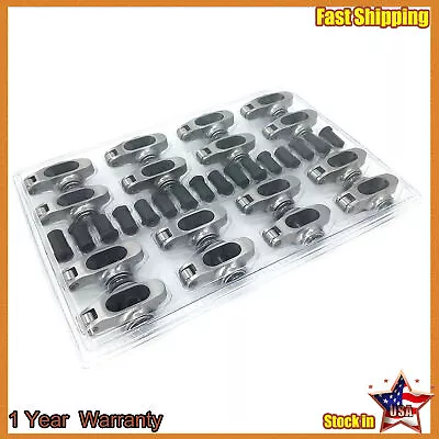 Stainless Steel Roller Rocker Arm 1.6 Ratio 3/8  Studs For Chevy 400 350 327 305 • $114.85