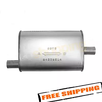 AP Exhaust 3781 1.5  In/Out Steel Oval Enforcer II Muffler • $39.20