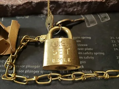  US Military Padlock - Eagle  • $19.99