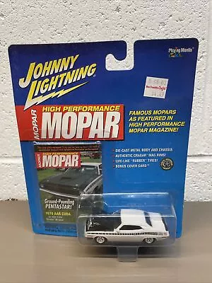 Johnny Lightning MOPAR 1970 AAR CUDA High Performance 2000 White Playing Mantis  • $8.10