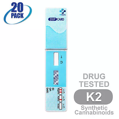 Mintegrity[20pk]Synthetic Cannabinoids (K2) Dip Card Urine Drug Test #MI-WDOA-K2 • $56.99