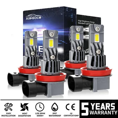 For Chevy Silverado 1500 2500 HD Crew Cab Pickup 2022-2024 LED Headlight Bulbs • $69.99