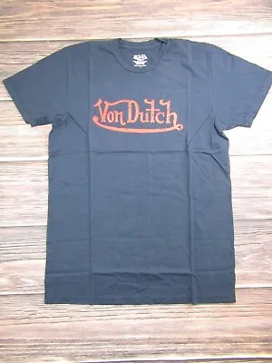 Von Dutch NEW NWT Mens Medium Navy Blue Short Sleeve Tee T Shirt • $14.99