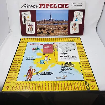 Vintage Alaska Pipeline The Energy Crisis Game 1993 Pipeline LLC Board Classic • £21.66