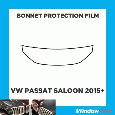 For VW Passat 4-door Berlina 15+ CLEAR Bonnet PPF Scratch Guard Protection Film • $97.56