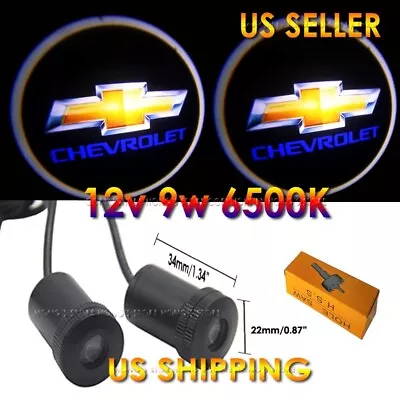 2pcs 9W Ghost Shadow Laser Projector Logo LED Light Courtesy Door Step Chevrolet • $16.65