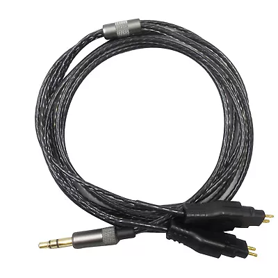 Black Repair Auto Earphone Cable For Sennheiser HD414 HD430 HD650 HD600 HD580 F • $12.64