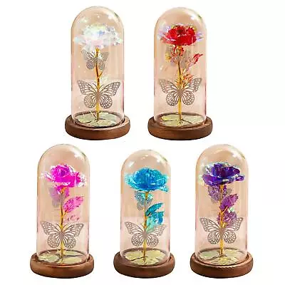 Rose Flower Gifts For Women Bedside Night Light I Love You Gifts For Her • $36.31