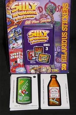 Exclusive Silly Supermarket Series 1 2 3 Sets Blister Pk Like Wacky Packages • $44.97