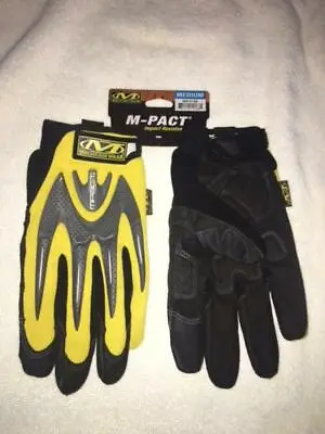 Mechanix Wear Mpact Gloves- Yellow- Medium- 1 Pair- Close Outs • $8