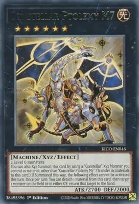 Yugioh! Constellar Ptolemy M7 - KICO-EN046 - Rare - 1st Edition Near Mint Engli • $0.99