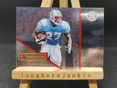 2013 Totally Certified Red Signatures W/o Sticker /99 Eddie George Error Oddball • $0.99