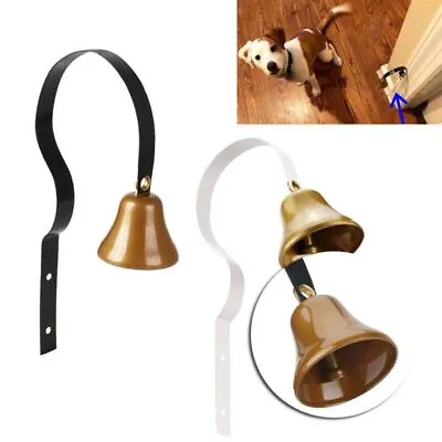 Supplies Home Shop Decor Vintage Door Bell Training Doorbell Metal Pet Dog Bell • $8.97