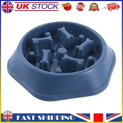 £5.50 • Buy Pet Dog Feeding Food Bowls Puppy Slow Down Eating Feeder Dish Bowl Pet Supplies 