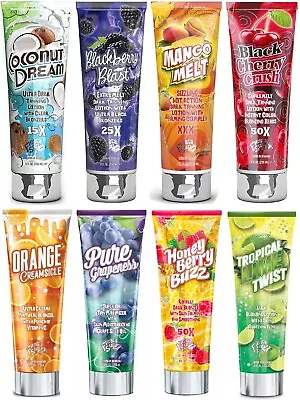Fiesta Sun FRUITY SCENTSATIONS COLLECTION By Pro Tan Sunbed Tanning Lotion Cream • £15.50