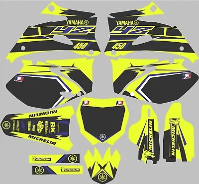 Vibrant Highlighter YAMAHA GRAPHICS  YZ 450F YZ450F 2006 2007 2008 2009 • $95