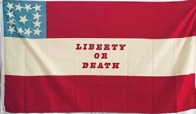 3x5 First National Liberty Or Death Vintage Historic 100d Flag Banner Grommets • $12.88