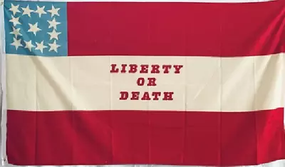 3x5 Stuart's Cavalry 1861 First National Liberty Or Death Vintage Flag Banner • $15.88