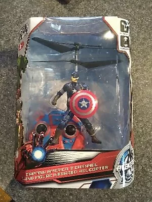 NEW Avengers Captain America 2 Channel Flying Figure Comic Con RC Helicopter Man • $24